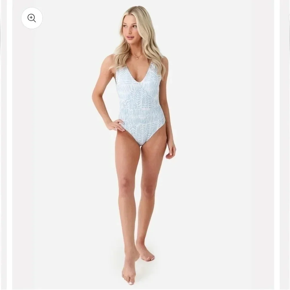NWT || CITRINE || Laurel one piece blue fern